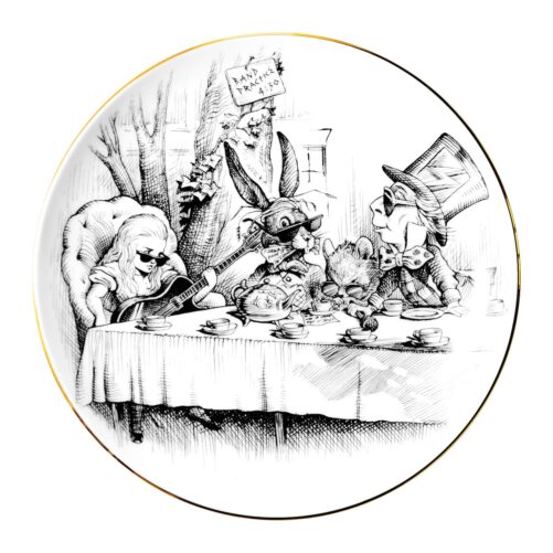 Alice In Wonderland Mad Hatter Tea Party Plate Rory Dobner Alice In Wonderland Mad Hatter Tea Party Plate Rory Dobner